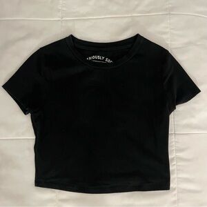 Black Baby Tee